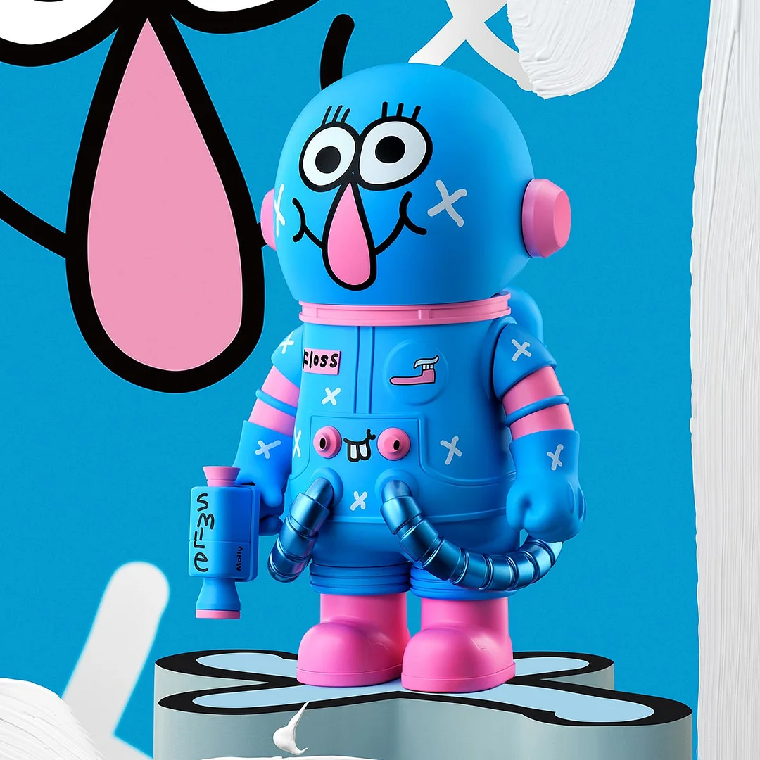 MEGA SPACE MOLLY 400% JON BURGERMAN SPACE CADETS Series Blind Box