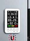 5-in-1 Portable Carbon Monoxide Detector Plug in Wall CO Detector with Temperature & Humidity Display for Home Bedroom Kitchen RV