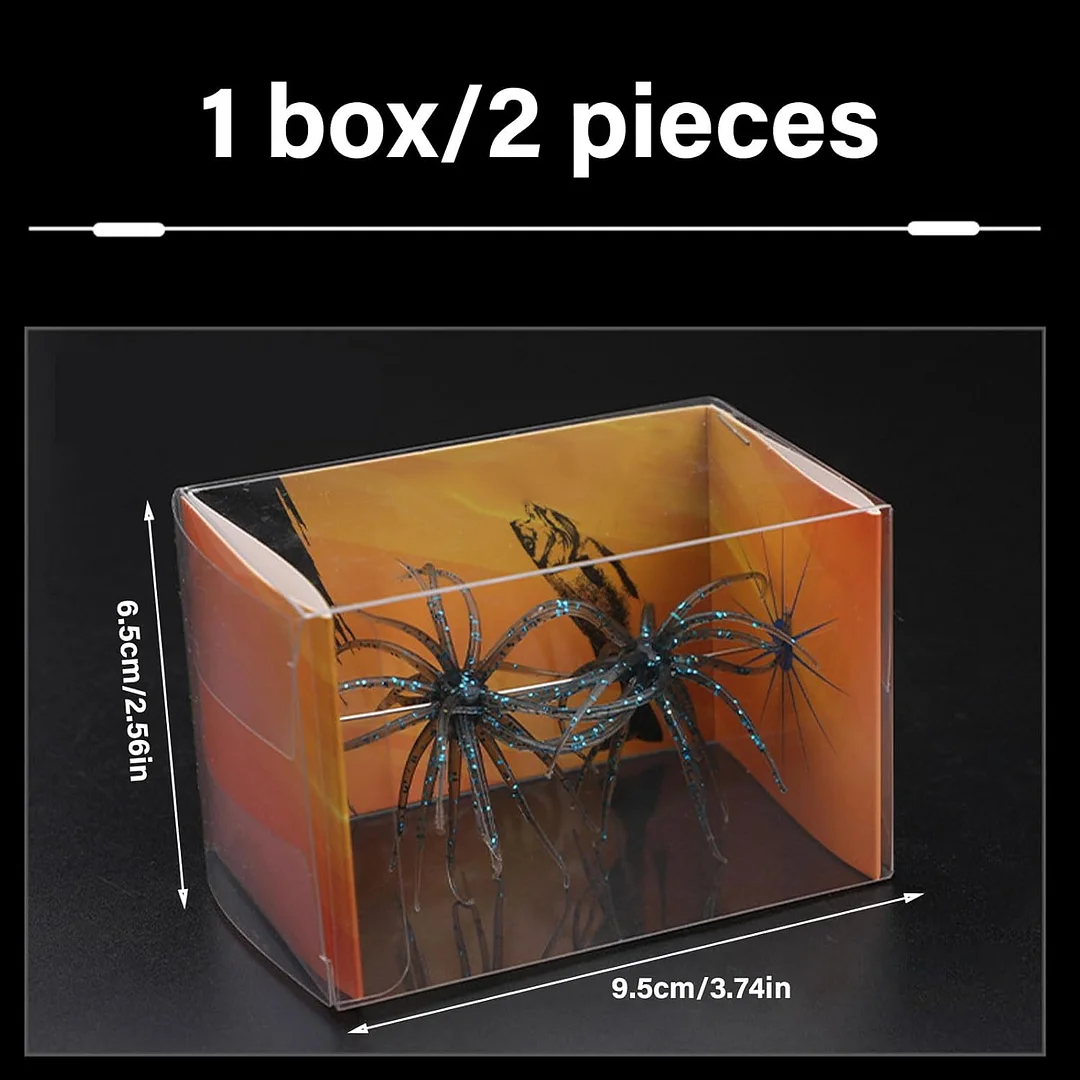 2Pcs Fishing Lures Soft Urchins Fish Lures Simulation Urchins Fishing Baits Soft Swimming Lures Slow Floating Lures Set