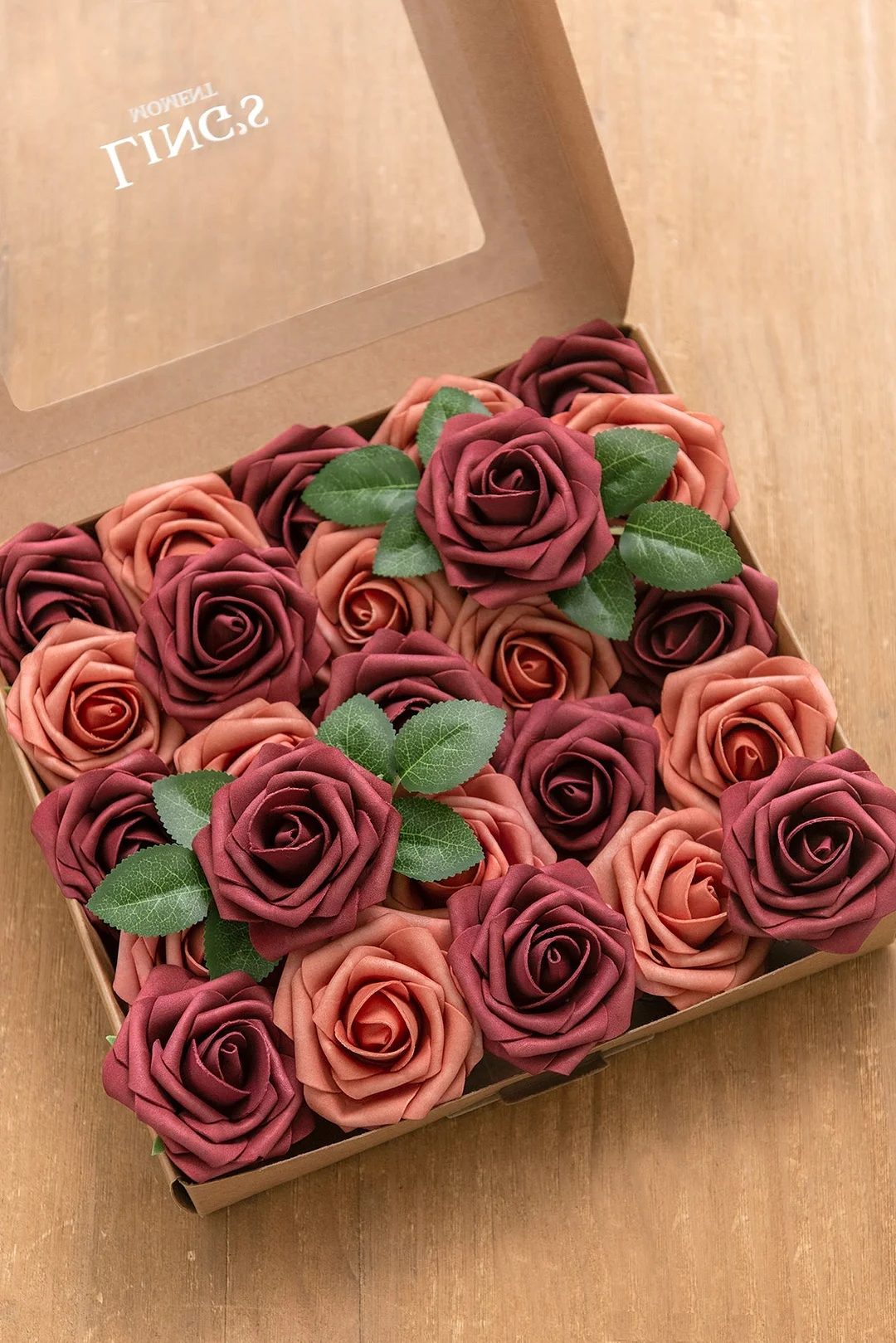 3" Foam Rose with Stem - 56 Colors