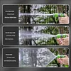 10-Mode Adjustable Garden Hose Nozzle With Coiled Spring Hose