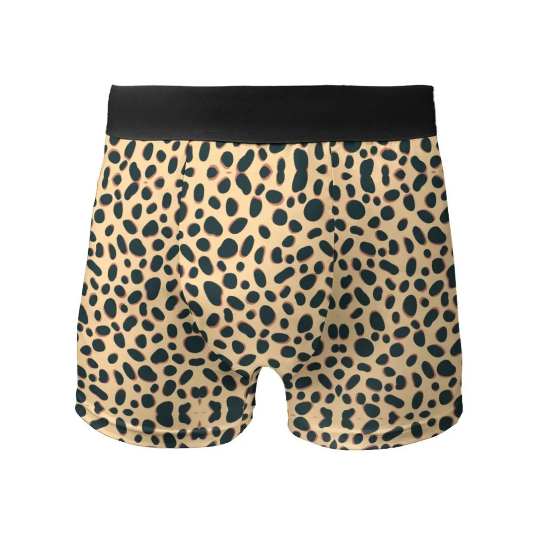 Yellow Leopard Men's Underwear Stretch Boxer with ComfortFlex Waistband Brief