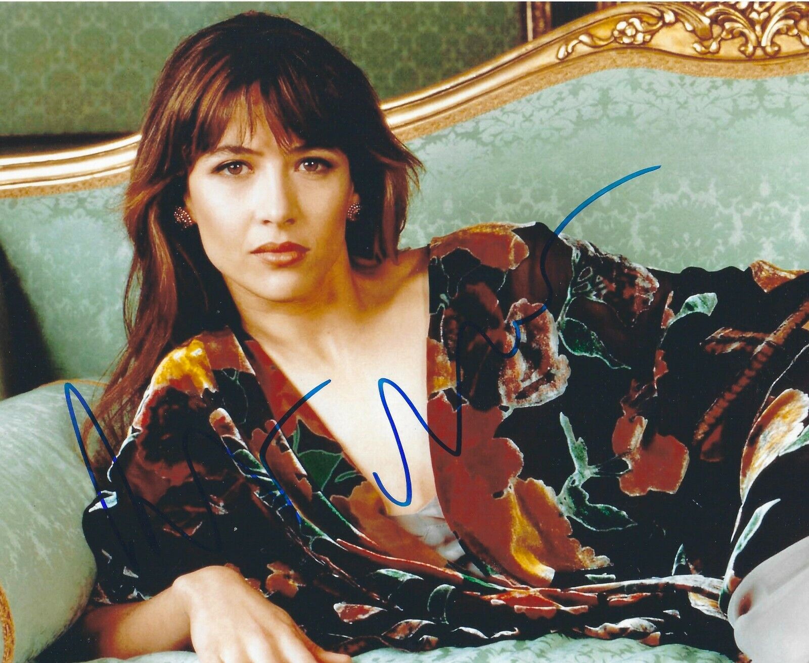 SOPHIE MARCEAU SIGNED 007 JAMES BOND 8x10 Photo Poster painting 1 UACC & AFTAL RD AUTOGRAPH