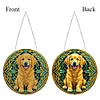 Diamond Painting Dog Pendant for Home Garden