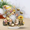 Diamond Painting Acrylic Bee Gnome Tabletop Ornaments Kit Table Decor