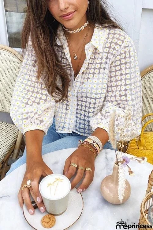 Daisy See Though Shirt