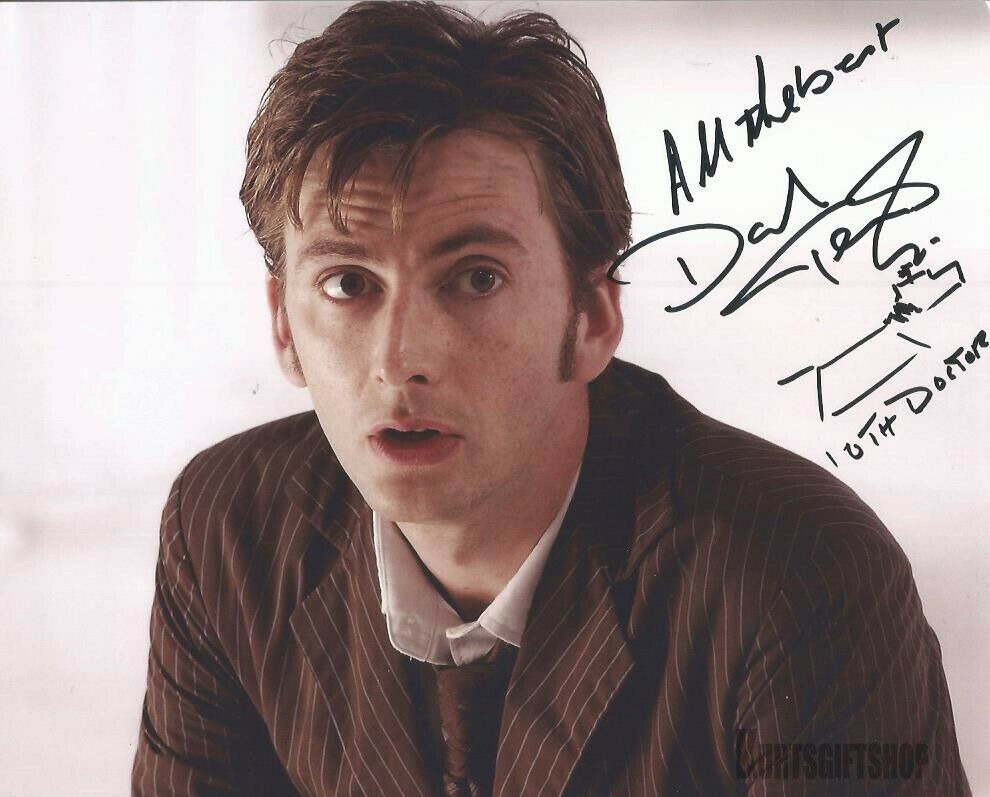 David Tennant / Dr Who / Good Omens 8 X 10 Autographed Photo Poster painting (REPRINT #3)