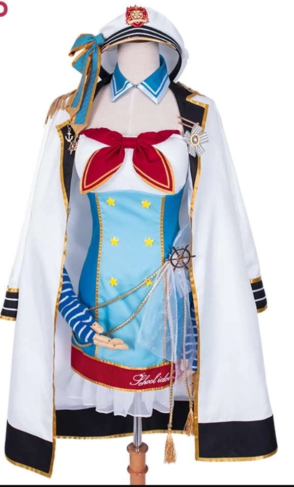 Lovelive Minami Kotori Navy Costume Cosplay Costume