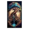 >SALE<Full Embroidery Eco-cotton Thread 161CT Printed Large Tree Cross Stitch 40x70cm