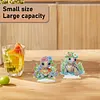 2pcs DIY Flower Crown Turtles Diamond Painting Ornaments