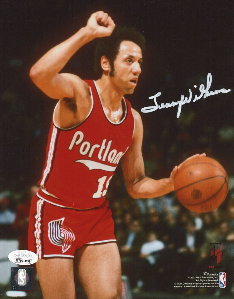 9x All Star Portland Trail Blazers HOF Lenny Wilkens Signed 8x10 Photo Poster painting (JSA COA)