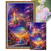 uk.everydayedeals (Limited Stock)Cross Stitch - 11ct Stamped - pays des merveilles (50*80cm)