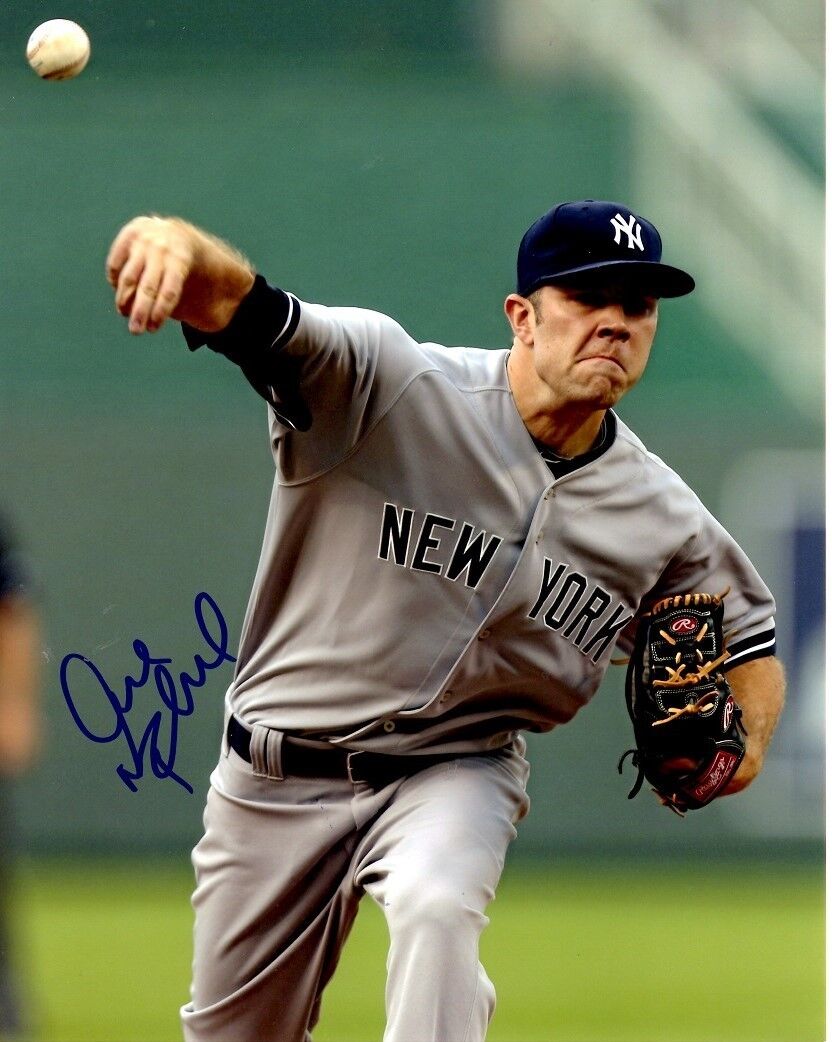 Signed 8x10 DAVID PHELPS New York Yankees Autographed Photo Poster painting - COA