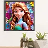 (40*40cm)DIY Square Partial AB Drill Diamond Painting - Princess