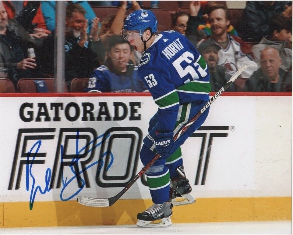Vancouver Canucks Bo Horvat Signed Autographed 8x10 NHL Photo Poster painting COA #21