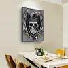 Diamond Painting -DIY Full Square Drill Skull Eagle