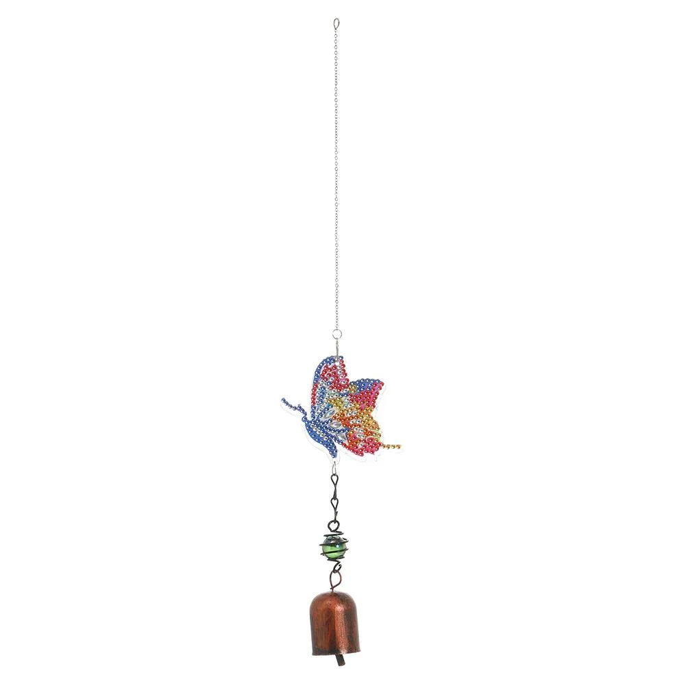 2pc Diamond Painting Special Shaped Crystal Drill Wind Chimes Pendant Craft