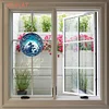 2D Flat DIY Hanging Diamond Art Kits Rhinestone Home Window Pendants (Girl)