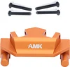 AMK RC Link Riser, CNC Aluminum Rear Link Riser for 1/10 RC Crawler Axial Capra 1.9 Unlimited Trail Buggy Currie F9 SuperShafty CP44 Portal Axle Upgrade (Black Link Riser)