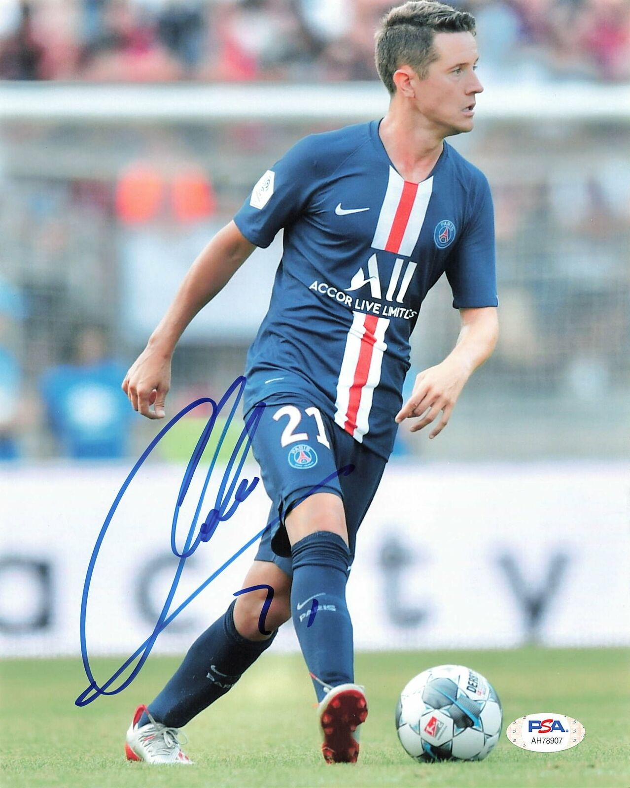 Ander Herrera signed 8x10 Photo Poster painting PSA/DNA Paris Saint-Germain Autographed