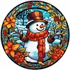 4pcs Diamond Painting -DIY Round Drill Snowman Snowhouse