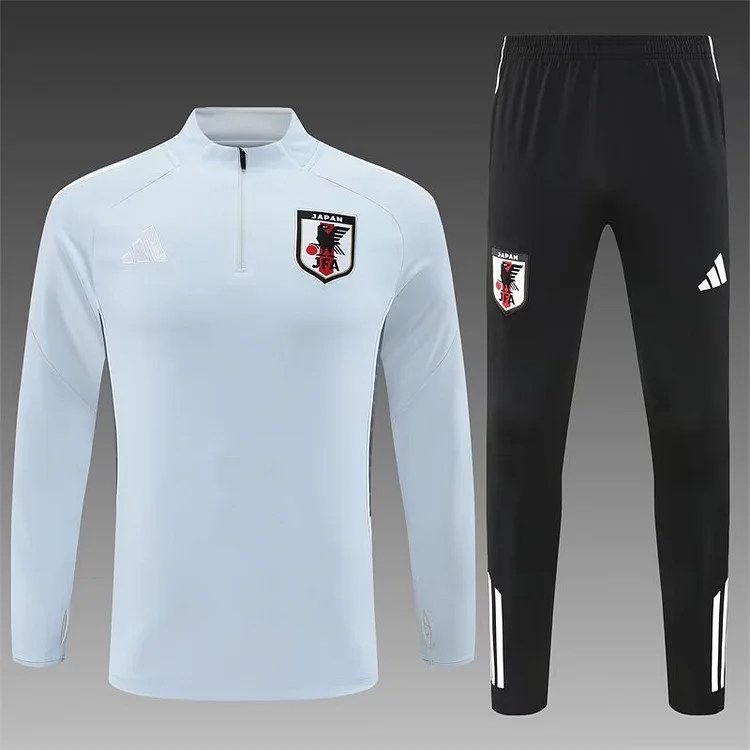 25/26 Japan team light grey long-sleeved training uniform -