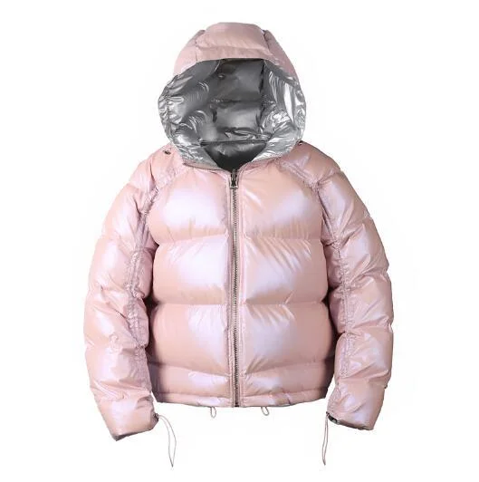 Winter Jacket Women White Duck Down Jacket Big Aritificial Fur Outwear Waterproof Loose Coat Thick Warm Down Parka