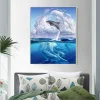 Jumping Dolphin  | Full Round Diamond Painting Kits