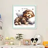 Sleeping Puppy-11CT Stamped Cross Stitch 40*40cm/15.75*15.75in