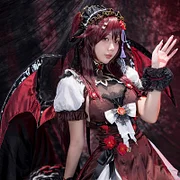 [Wetrose] Hutao Succubus Genshin Impact Fanart Cosplay Costume Wig Wings Tail Dress Full Set