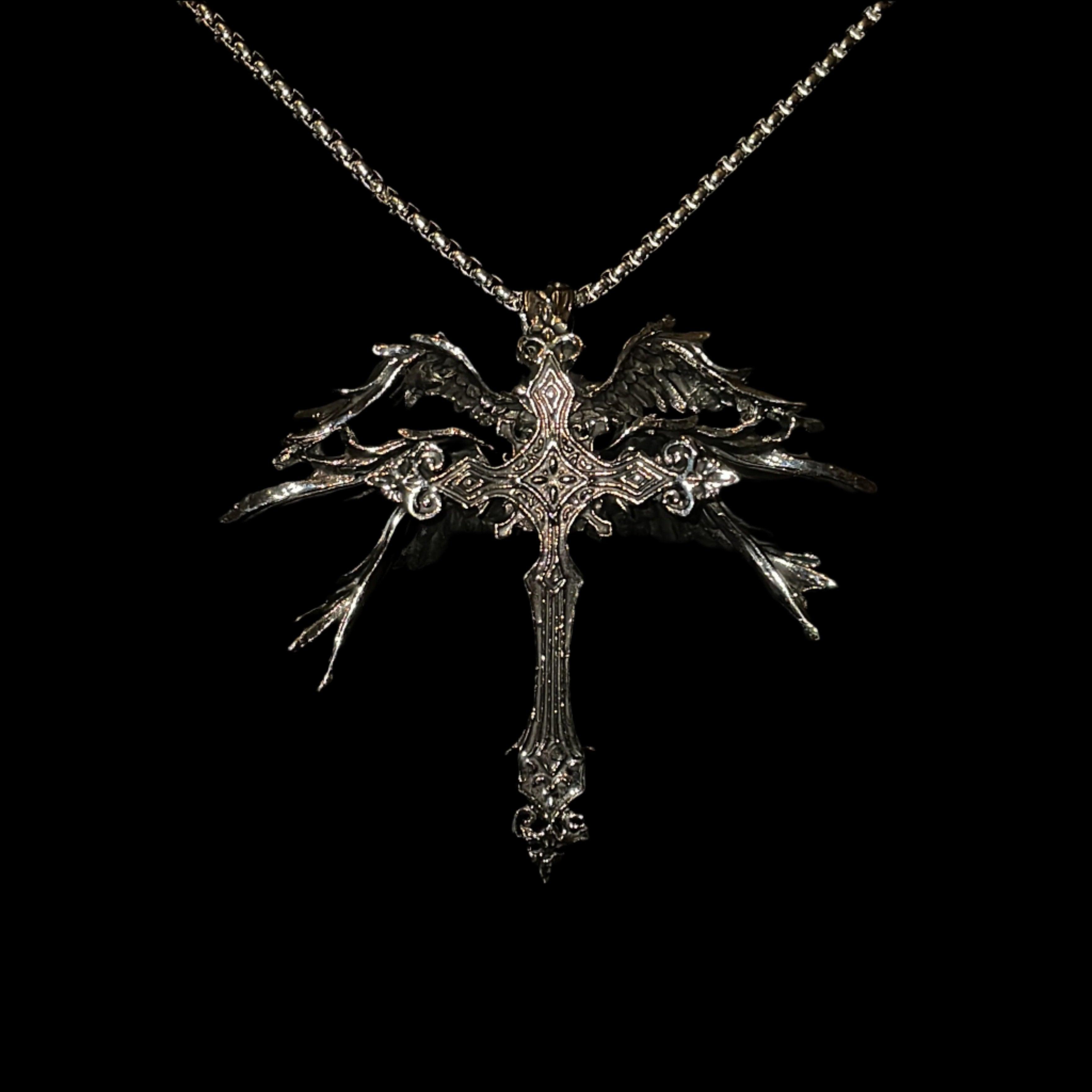 "Angelic Cross Necklace"