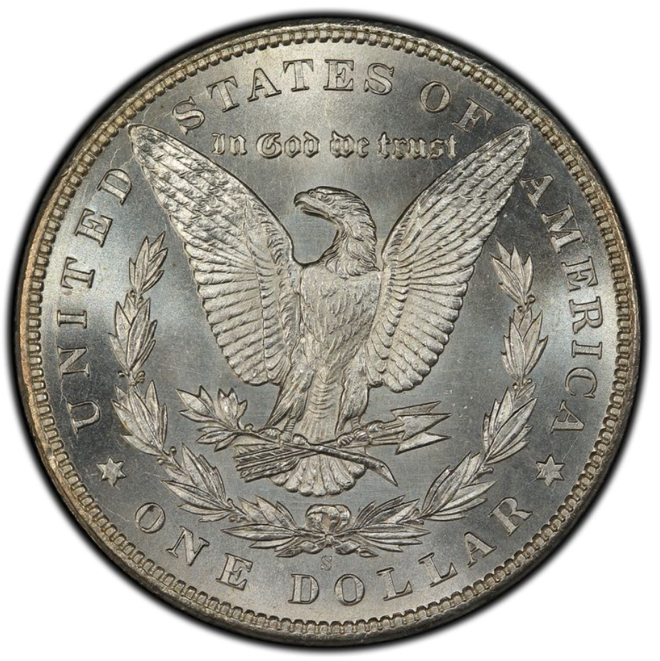 1895-S Morgan Silver Dollar $1