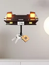 Car Open Headlight Key Holder Creative Wall Mount Key Hooks for Hallway Entrance