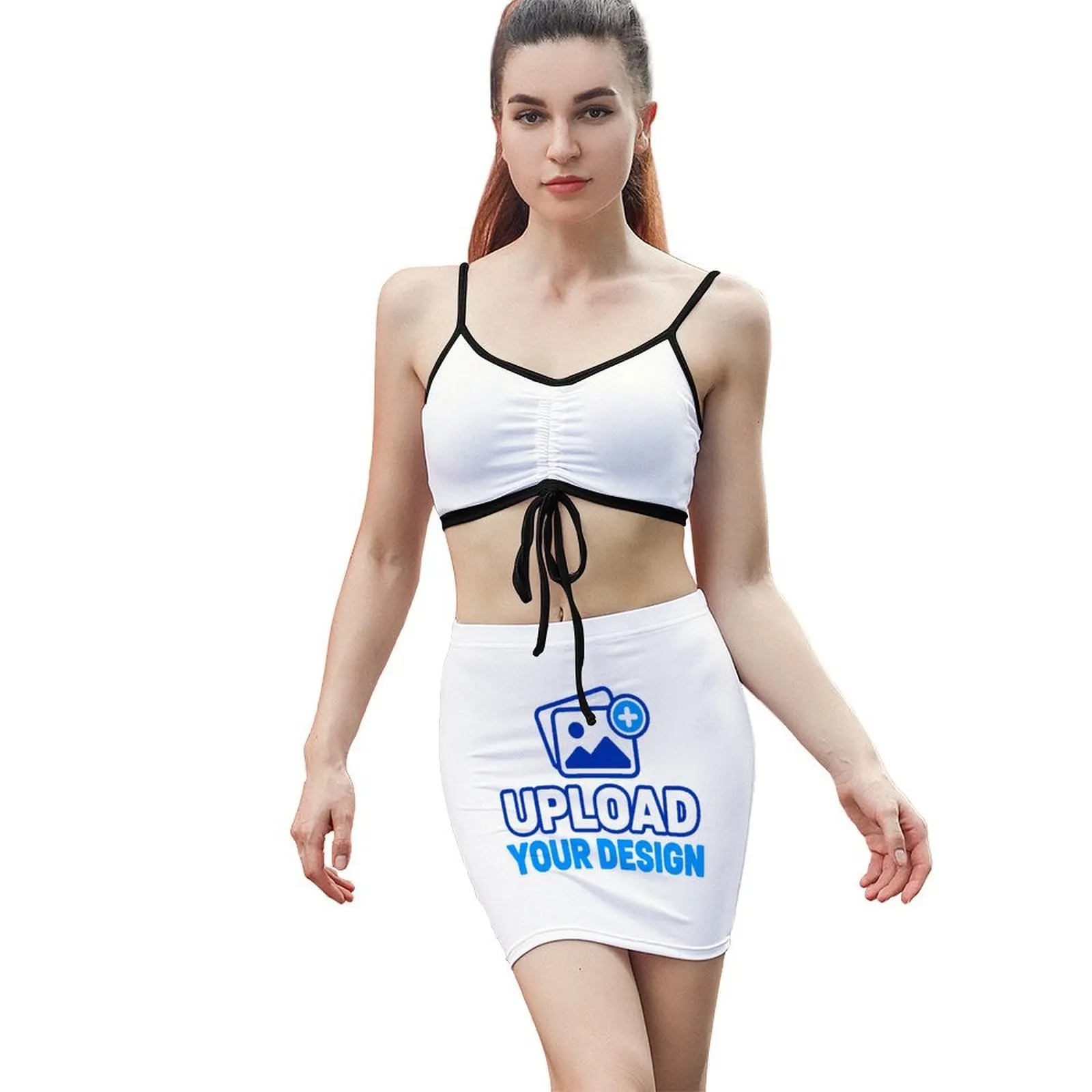 Custom Camisole And Drawstring Skirt Two-Piece Set product image 8