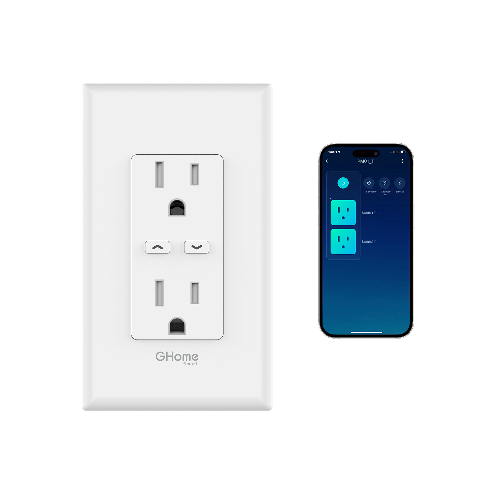 Smart in-Wall Outlet WO1