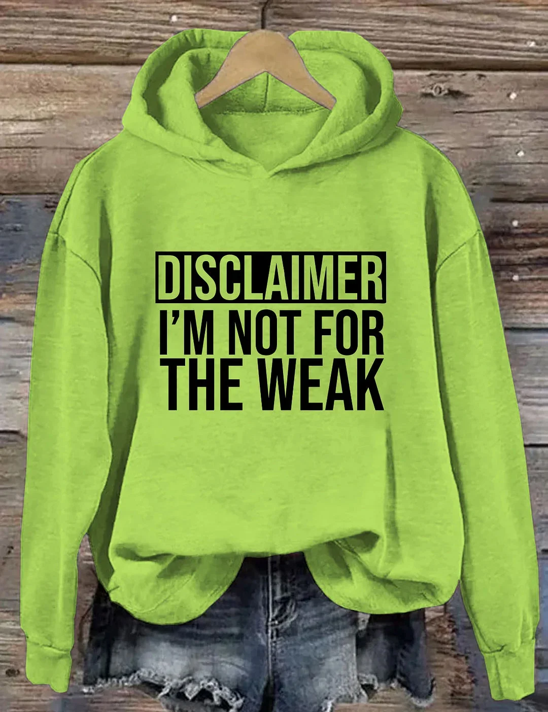Disclaimer I'm Not for The Weak Hoodie