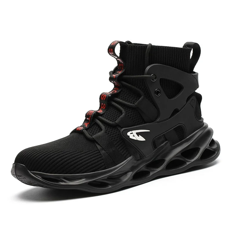 Work Safety Steel Toe Boots Breathable Industrial Construction Boots - vzzhome