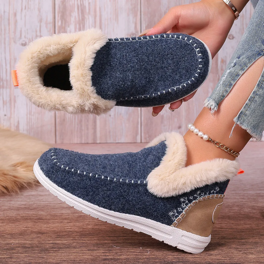Yyvonne Short Boots Women In The Winter Of 2025 New Velvet Snow Boots 43 Code Polyurethane Light