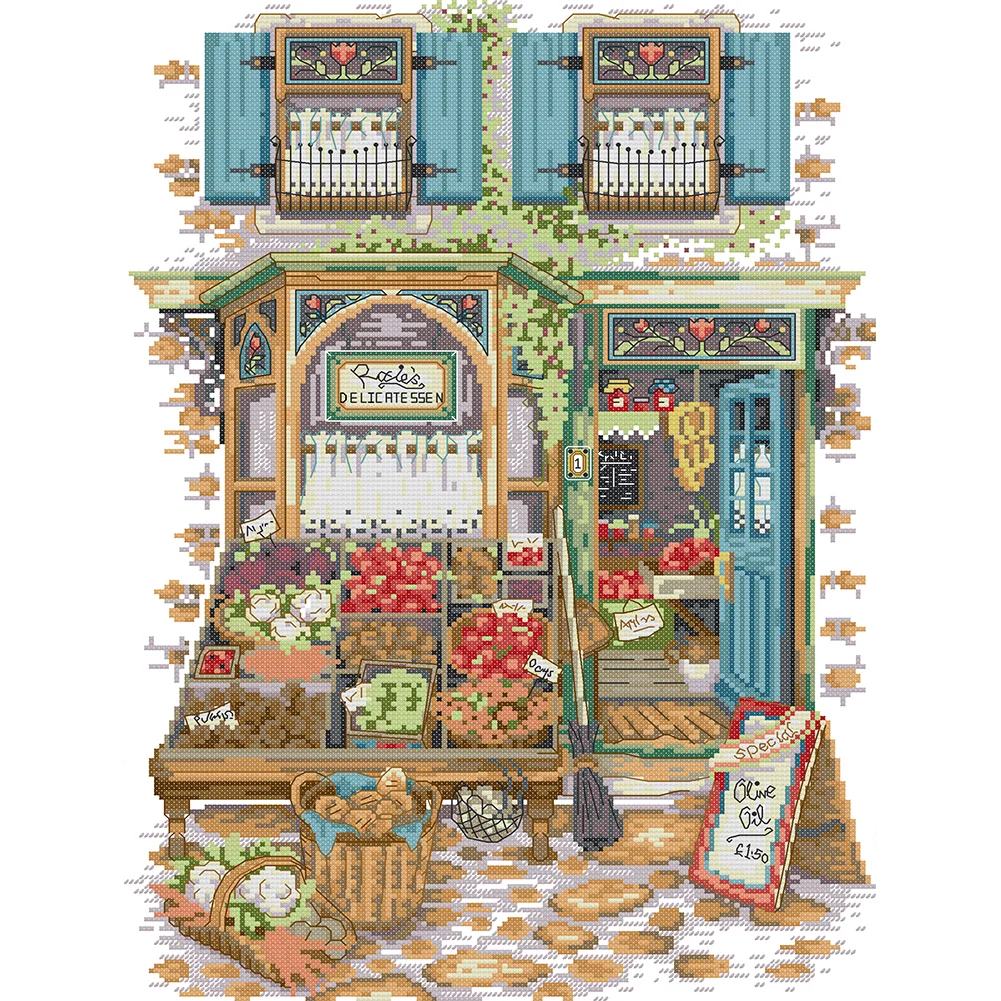 14CT Joy Sunday estampado punto de cruz tienda (35 * 47cm)