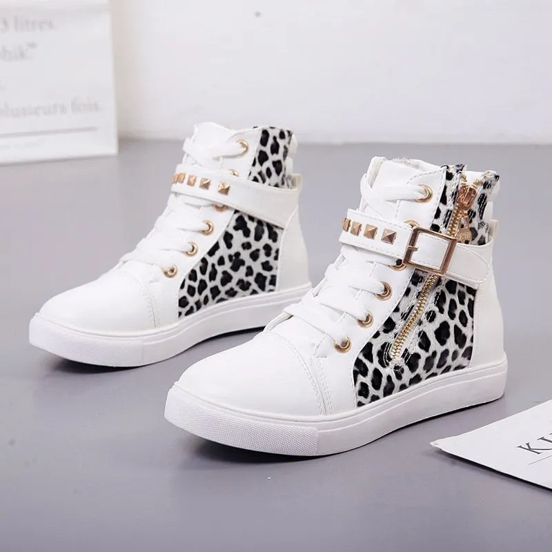Canvas shoes woman 2020 new women shoes fashion zipper wedge women sneakers high help solid color ladies shoes tenis feminino