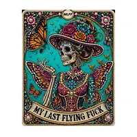 Day of the Dead Butterfly - Pearls Painting