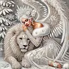 Diamond Painting-DIY Crystal Rhinestone Angel Girl