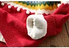 Kid Baby Girl New Year Retro Cashmere Sweater