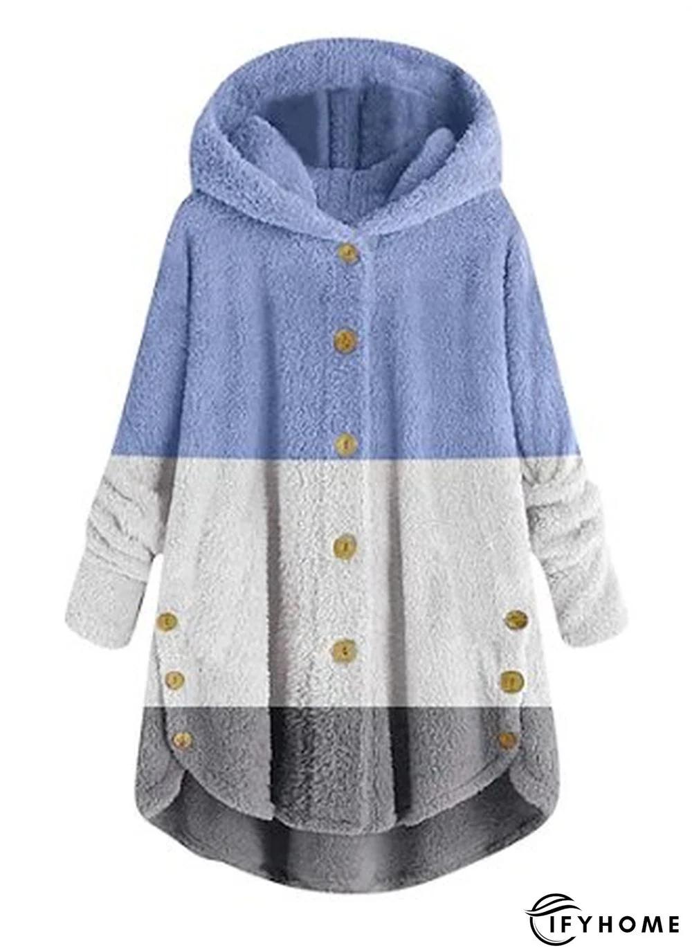 Loose Casual Fluff/Granular Fleece Fabric Teddy Jacket | IFYHOME