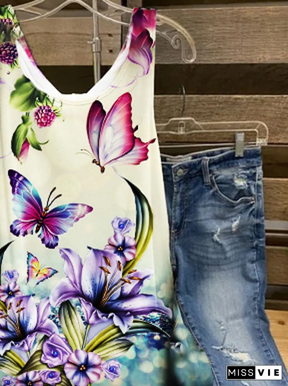 Crew Neck Vintage T-shirt