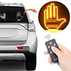 Hand Gesture Light with Remote LED Car Back Window Sign Car Finger Light for Car