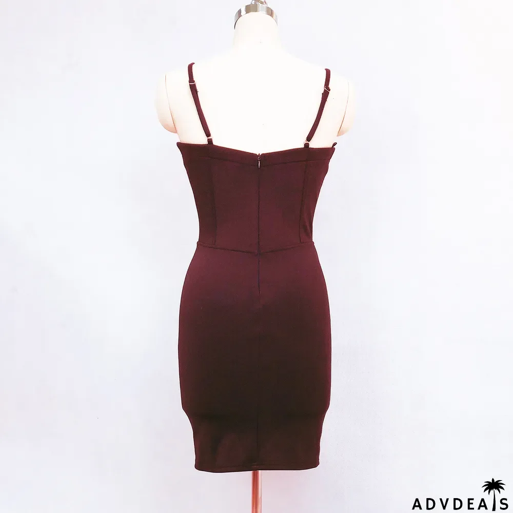 Strapless Beaded Diamond Sexy Bodycon Dress Wedding Formal Party Dress