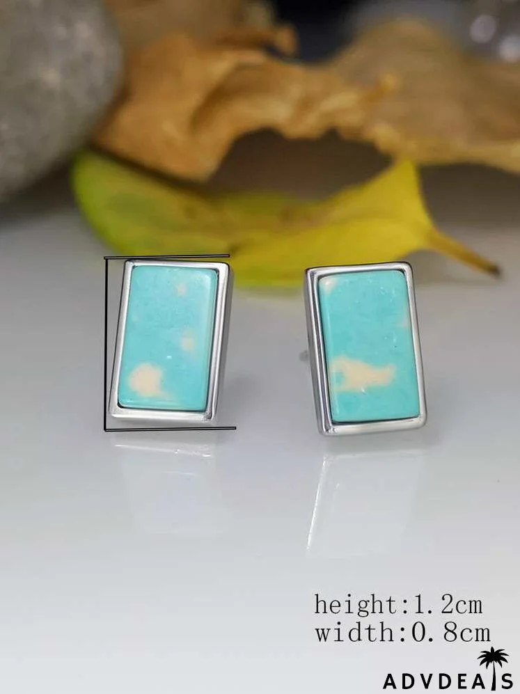 Geo Shaped Stud Earrings