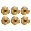 2/4/6/8/10PCS Suction Cup Hooks Stainless Steel Loofah Towel Coat Bath Robe Hook
