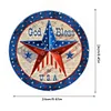 Diamond Painting Acrylic US Flag Star Pendant Wall Decor for Home